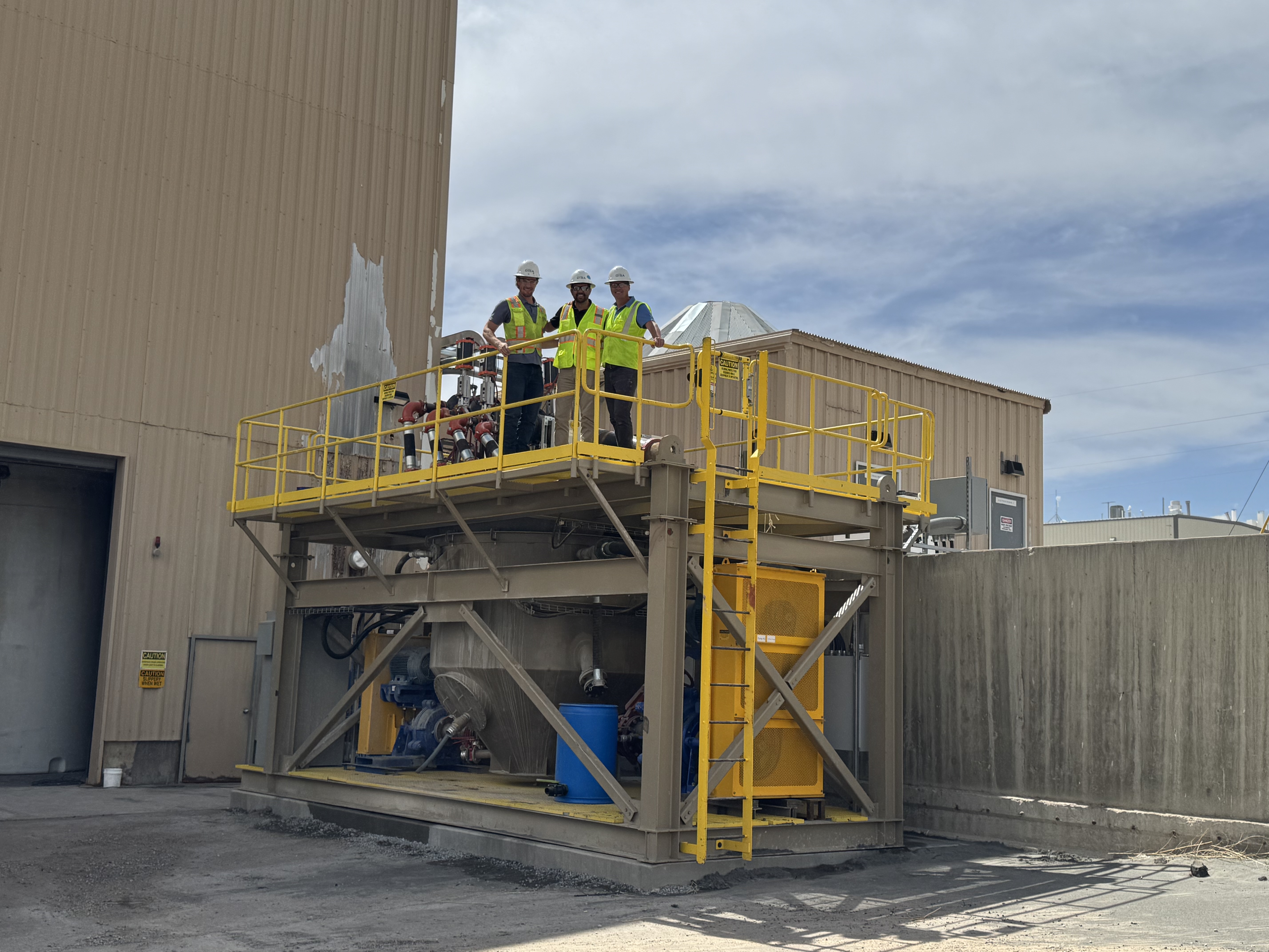 50 TPH Commercial Unit installed at a phosphate mill
